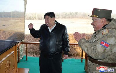 N. Korea's Kim Oversees 'Super-large' Rocket Launcher Drills