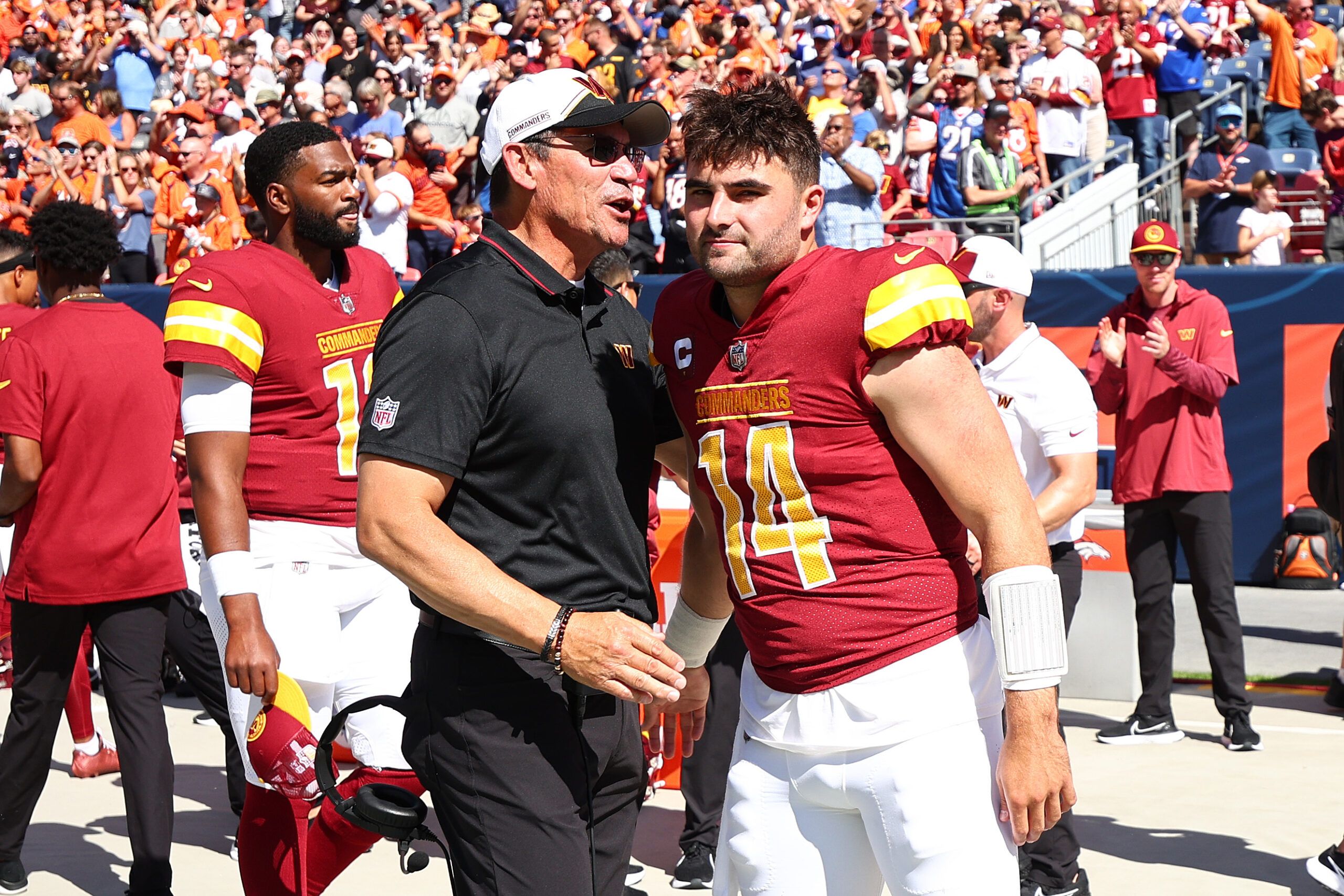 Sam Revera What did Ron Rivera think of the Sam Howell trade?