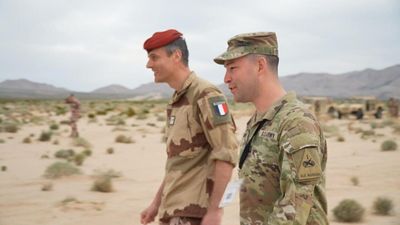 France takes part in joint military exercises in United States