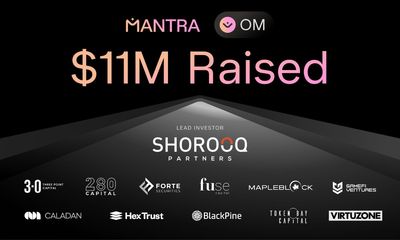 MANTRA Completes $11M Round Led by Shorooq Partners to Accelerate RWA Tokenization