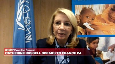'We cannot have children starving to death in Gaza,' says UNICEF chief