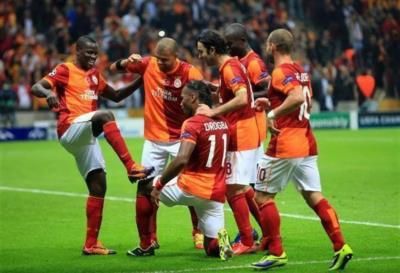 Celebratory Unity: Drogba And Teammates Revel In Victory