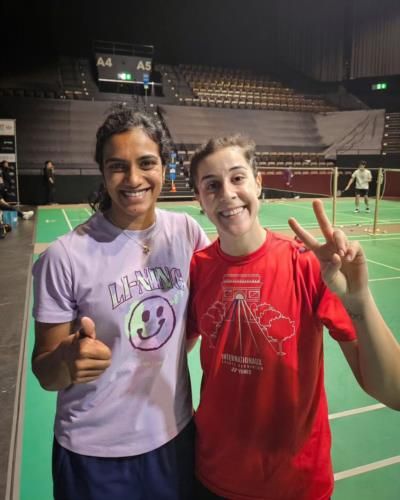 Carolina Marín And PV Sindhu: Badminton Champions Unite