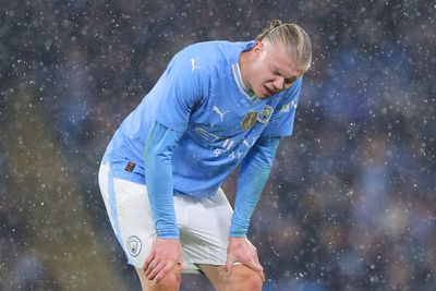 Erling Haaland an injury doubt for Manchester City vs Arsenal