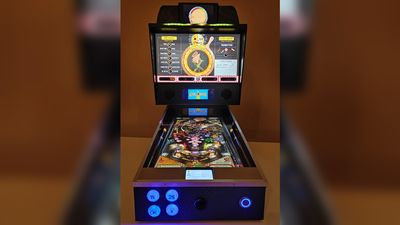 Custom virtual pinball machine packs Raspberry Pi Pico's RP2040 and a full PC