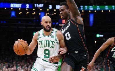 Celtics’ Derrick White earns first career triple-double in blowout win vs. Pistons