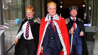 Dress-up party says price to pay if cash no longer king