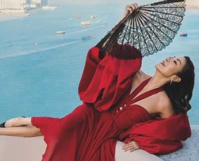 Michelle Yeoh Radiates Elegance In Stunning Red Photoshoot