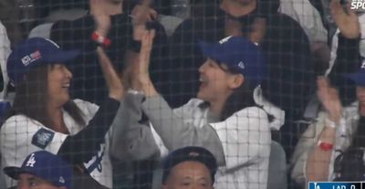Shohei Ohtani’s wife Mamiko Tanaka had a delightful reaction to his first Dodgers hit