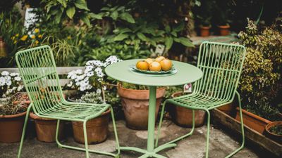 Can I use a pressure washer to clean patio furniture?