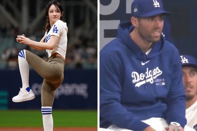 Dodgers Baseball Players Left Smitten Over Korean Actress’ First Pitch At A Game In Seoul