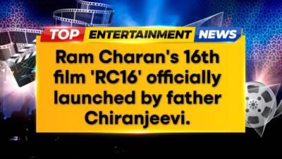 Ram Charan's 16Th Film 'RC16' Launched With Star-Studded Crew