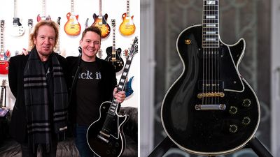 “Absolutely mind-blowing”: Iron Maiden’s Adrian Smith rips through the blues on a ‘55 Gibson Les Paul Custom previously owned by Paul Kossoff and Eric Clapton
