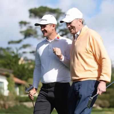 Justin Rose And James Gorman: Golfing Companions