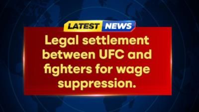 UFC Settles Lawsuit With Fighters For 5 Million
