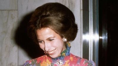 Princess Anne’s flower power dress and voluminous up-do combination proves you should never be afraid of going bold