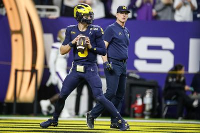 The draft hype for Michigan quarterback J.J. McCarthy is growing