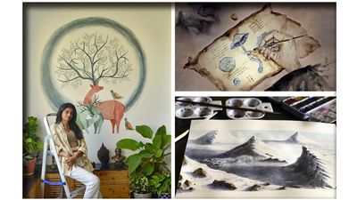 Pravalya Duddupudi, the multi-disciplinary artist who designed sets for ‘Gaami’