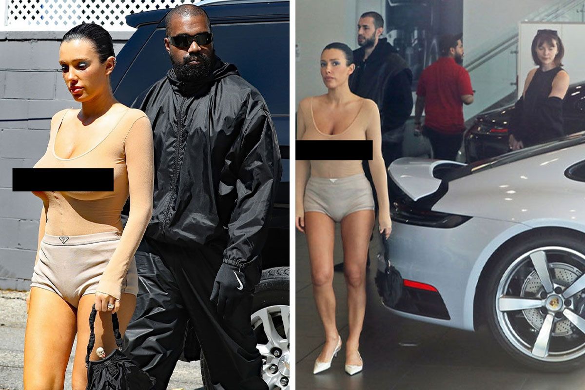 Bianca Censori Goes Porsche Shopping With Kanye West…