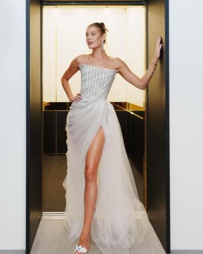 Elegance Exemplified: Moraya Wilson In Timeless White Dress