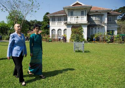Auction of Aung San Suu Kyi’s home in Myanmar attracts no bidders