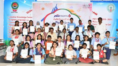 Students showcase talent at Futurescapes-The Hindu Young World painting contest
