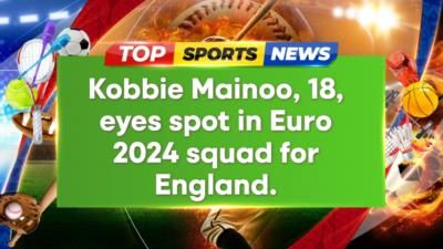 Kobbie Mainoo Aims For Spot In England's Euro 2024 Squad