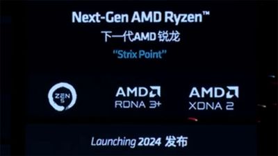 A new generation of Ryzen processors codenamed 'Strix Point' will be released in 2024 - integrating Zen 5, RDNA 3+, and XDNA 2 architecture