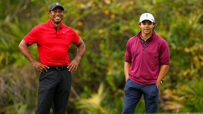 Tiger Woods Spotted Watching Son Charlie As He Makes AJGA Debut