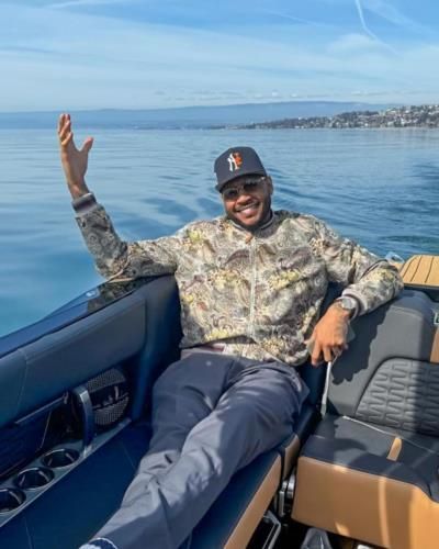 Carmelo Anthony Embraces Leisure In Picturesque Moments Of Bliss