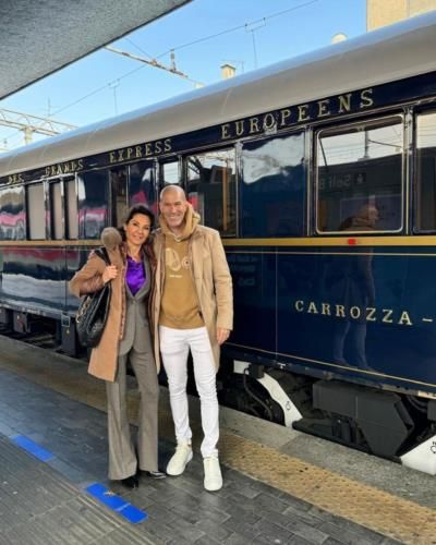 Zinedine Zidane's Joyful Moment With Partner By Train