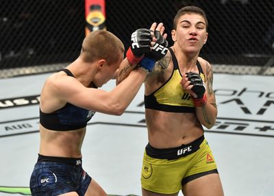 UFC free fight: Rose Namajunas avenges KO loss to Jessica Andrade in Fight of the Night