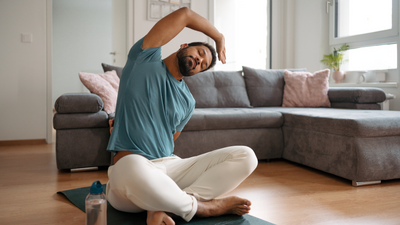 A trainer recommends these four stretches to relieve back pain after a long day sitting