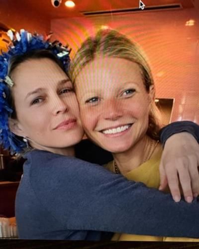 Celebrity Friends Gwyneth Paltrow And Sara Foster Share Laughter