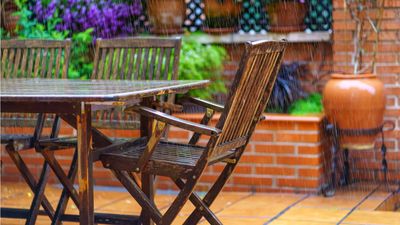 Can you leave outdoor furniture in the rain? Experts reveal which can withstand the elements, and types to keep dry