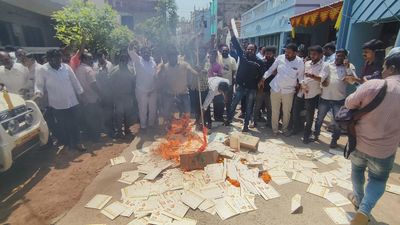 Denial of TDP ticket to former MLA triggers protest in Srikakulam