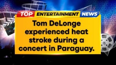 Tom Delonge Suffers Heat Stroke During Blink-182 Concert In Paraguay