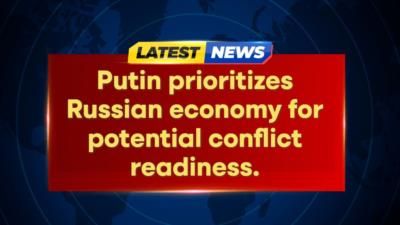 Russian Leader Putin's Focus On Economy Hints At Potential Conflict