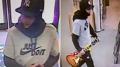 “He was literally running out the door. It feels like a punch in the stomach”: Brazen thief caught on camera stealing $2,200 Gibson Les Paul from Baltimore music store