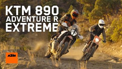 Watch Chris Birch Jump the KTM 890 Adventure R Over and Over Again