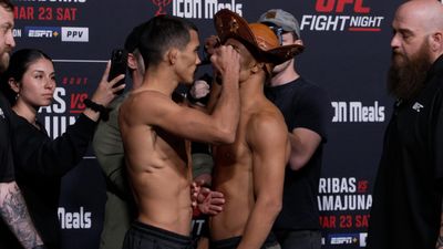 UFC on ESPN 53 full card faceoff highlights, photo gallery from Las Vegas