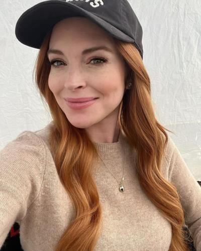 Lindsay Lohan's Selfie Shines With Style And Personality