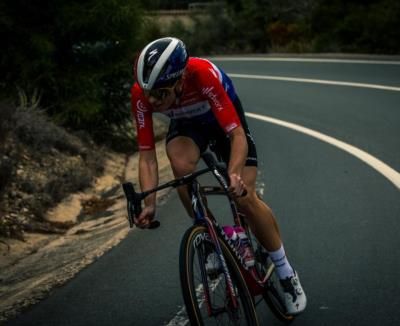 Demi Vollering's Intense Cycling Session In Spain Training Camp