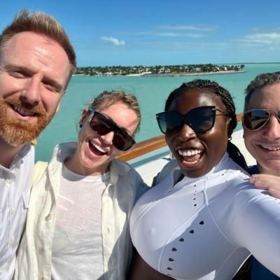 Katie Cassidy Enjoys Fun-Filled Cruise With Friends In Bahamas
