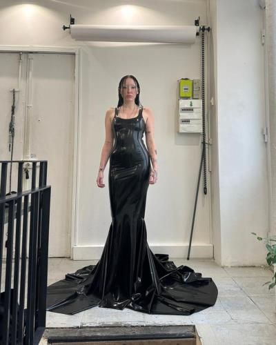Noah Cyrus Stuns In Elegant Black Dress Photo Shoot