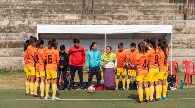 Guns won’t stop goals from girl footballers in India’s violence-hit Manipur