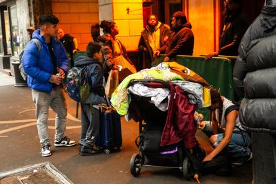 Cots, food scarcity and constant confusion: the toll of New York’s migrant shelter evictions