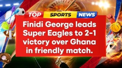 Finidi George Impresses In Debut As Nigeria Coach Against Ghana