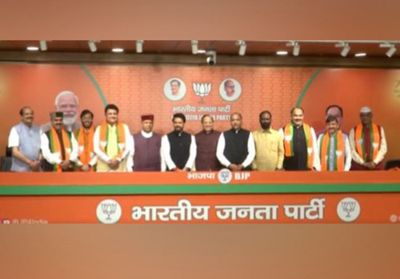 Six Congress rebel MLAs in Himachal join BJP in Delhi