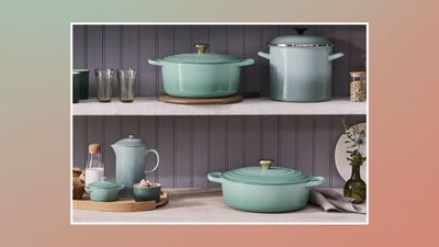 Sage, a new Le Creuset color, will transform your kitchen into a spring sanctuary